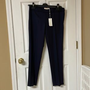 Tory Burch Womens Navy Wool Dress Pants